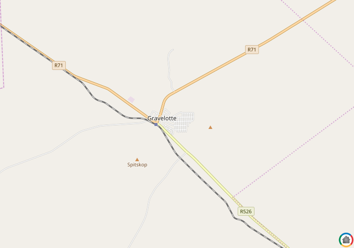 Map location of Gravelotte